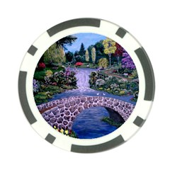 My Garden By Ave Hurley Ah 001 163 Original 1 45mg Poker Chip Card Guard (10 pack) from ArtsNow.com Back