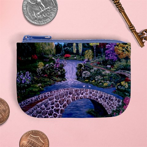 My Garden By Ave Hurley Ah 001 163 Original 1 45mg Mini Coin Purse from ArtsNow.com Front