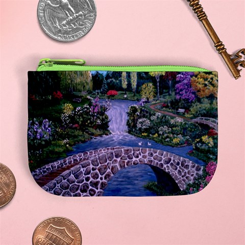 My Garden By Ave Hurley Ah 001 163 Original 1 45mg Mini Coin Purse from ArtsNow.com Front