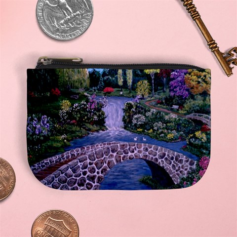 My Garden By Ave Hurley Ah 001 163 Original 1 45mg Mini Coin Purse from ArtsNow.com Front