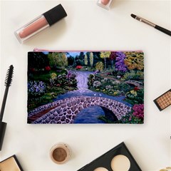 My Garden By Ave Hurley Ah 001 163 Original 1 45mg Cosmetic Bag (Medium) from ArtsNow.com Front