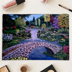 My Garden By Ave Hurley Ah 001 163 Original 1 45mg Cosmetic Bag (XXL) from ArtsNow.com Back