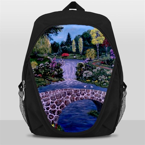 My Garden By Ave Hurley Ah 001 163 Original 1 45mg Backpack Bag from ArtsNow.com Front