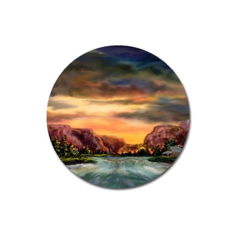 Abigails Hideaway Ave Hurley Ah 001 23   875kb Magnet 3  (Round) from ArtsNow.com Front