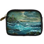 Hobson s Lighthouse by Ave Hurley - Digital Camera Leather Case