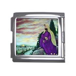 Jesus Overlooking Jerusalem - Ave Hurley of ArtRevu - Mega Link Italian Charm (18mm)