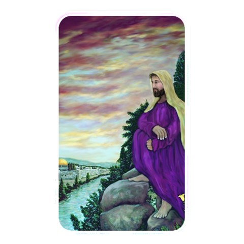 Jesus Looking At The Temple   Ave Hurley  Ah 001 159 Memory Card Reader (Rectangular) from ArtsNow.com Front