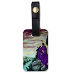 Jesus Overlooking Jerusalem - Ave Hurley of ArtRevu - Luggage Tag (one side)