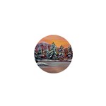 Jane s Winter Sunset by Ave Hurley - 1  Mini Button