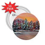 Jane s Winter Sunset by Ave Hurley - 2.25  Button (10 pack)