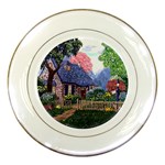 Essex Cottage by Ave Hurley - Porcelain Plate