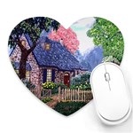 Essex Cottage by Ave Hurley - Mousepad (Heart)