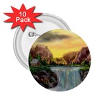 Brenton s Waterfalls by Ave Hurley - 2.25  Button (10 pack)