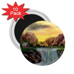 Brenton s Waterfall -  Ave Hurley  2.25  Magnet (10 pack)