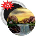 Brenton s Waterfall -  Ave Hurley  3  Magnet (10 pack)