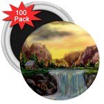 Brenton s Waterfall -  Ave Hurley  3  Magnet (100 pack)
