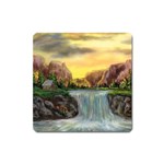 Brenton s Waterfalls by Ave Hurley - Magnet (Square)