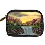 Brenton s Waterfalls by Ave Hurley - Digital Camera Leather Case