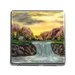 Brenton s Waterfall -  Ave Hurley  Memory Card Reader with Storage (Square)