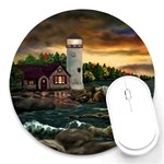 Davids Lighthouse  Ah 001 Cafe Press Round Mousepad