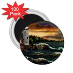 David s Lighthouse by Ave Hurley - 2.25  Magnet (100 pack) 
