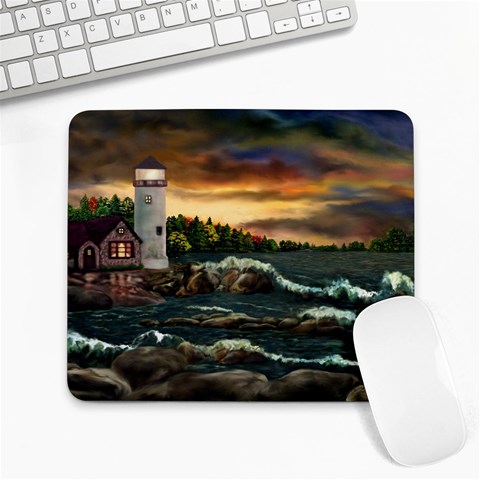 Davids Lighthouse  Ah 001 Cafe Press Large Mousepad from ArtsNow.com Front