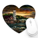 Davids Lighthouse  Ah 001 Cafe Press Mousepad (Heart)