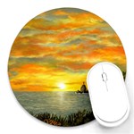 Sunset Of Hope (2mb) Round Mousepad