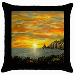 Sunset Of Hope (2mb) Throw Pillow Case (Black)