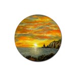 Sunset Of Hope (2mb) Rubber Coaster (Round)