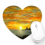 Sunset Of Hope (2mb) Mousepad (Heart)
