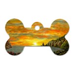 Sunset Of Hope (2mb) Dog Tag Bone (Two Sides)