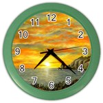 Sunset Of Hope (2mb) Color Wall Clock