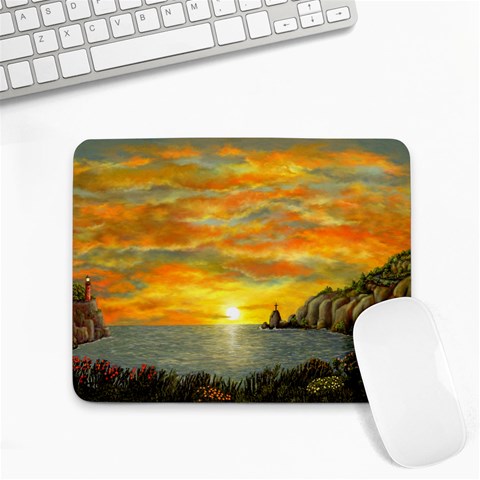 Sunset Of Hope  Small Mousepad from ArtsNow.com Front