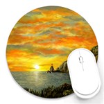 Sunset Of Hope  Round Mousepad