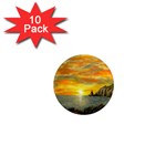 Sunset of Hope by Ave Hurley  - 1  Mini Magnet (10 pack) 