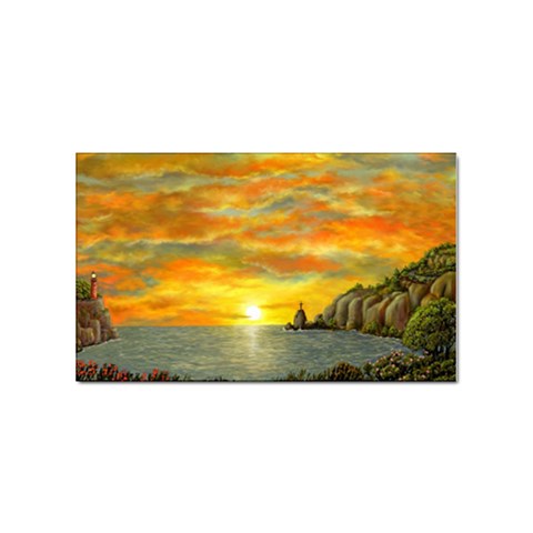 Sunset Of Hope  Sticker (Rectangular) from ArtsNow.com Front
