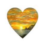 Sunset of Hope by Ave Hurley  - Magnet (Heart)