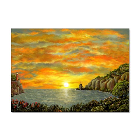 Sunset Of Hope  Sticker A4 (100 pack) from ArtsNow.com Front