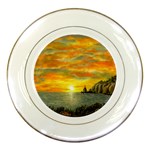 Sunset Of Hope by Ave Hurley -  Porcelain Plate
