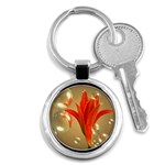 Jd 300 001 Joyce Dickens Almost A Blossom In Bubbles Key Chain (Round)
