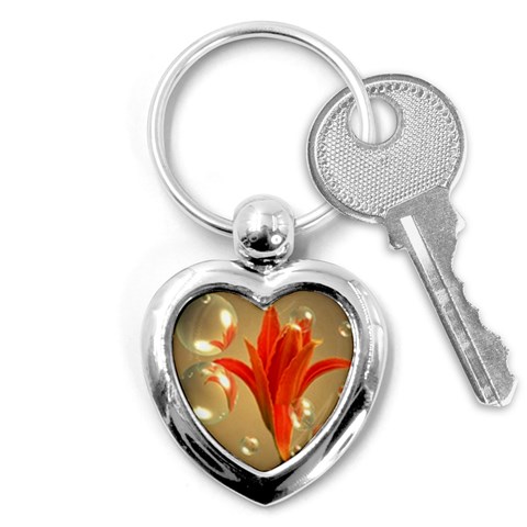 Jd 300 001 Joyce Dickens Almost A Blossom In Bubbles Key Chain (Heart) from ArtsNow.com Front