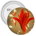 Jd 300 001 Joyce Dickens Almost A Blossom In Bubbles 3  Button