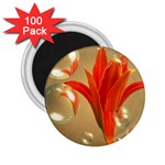 Jd 300 001 Joyce Dickens Almost A Blossom In Bubbles 2.25  Magnet (100 pack) 