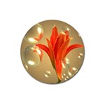 Jd 300 001 Joyce Dickens Almost A Blossom In Bubbles Magnet 3  (Round)