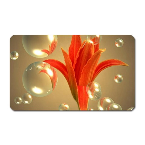 Jd 300 001 Joyce Dickens Almost A Blossom In Bubbles Magnet (Rectangular) from ArtsNow.com Front