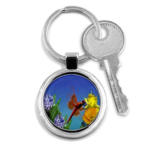 Celebrate Spring Key Chain (Round) from ArtsNow.com Front