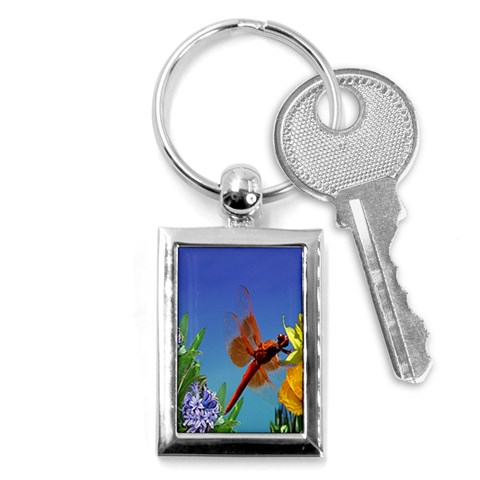 Celebrate Spring Key Chain (Rectangle) from ArtsNow.com Front