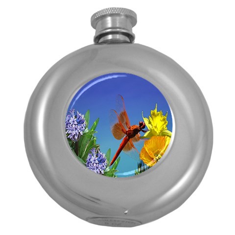 Celebrate Spring Hip Flask (5 oz) from ArtsNow.com Front
