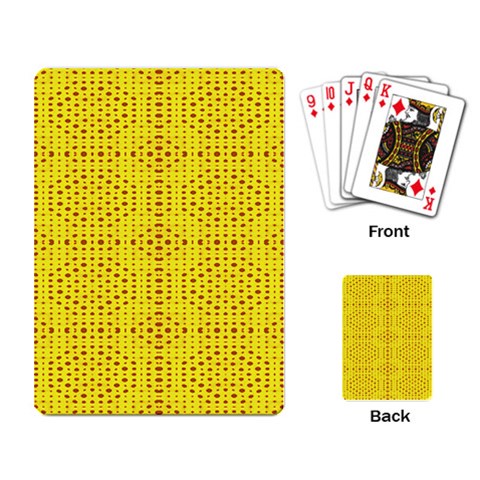 Bright Isle Playing Cards Single Design from ArtsNow.com Back